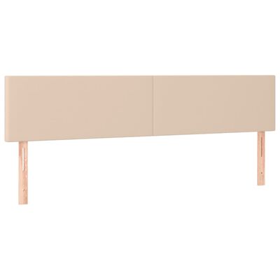 vidaXL Boxspringbett Matratze Cappuccino-Braun 180x200 cm Kunstleder