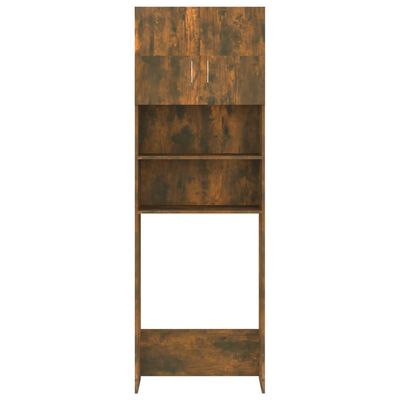 vidaXL Waschmaschinenschrank Räuchereiche 64x25,5x190 cm