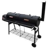 vidaXL Barbecue-Smoker Grill Nevada XL Schwarz