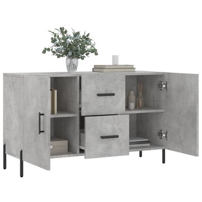 vidaXL Sideboard Betongrau 100x36x60 cm Holzwerkstoff