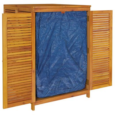 vidaXL Gartenbox 140x87x104 cm Massivholz Akazie