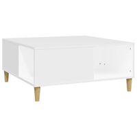 vidaXL Couchtisch Weiß 80x80x36,5 cm Holzwerkstoff