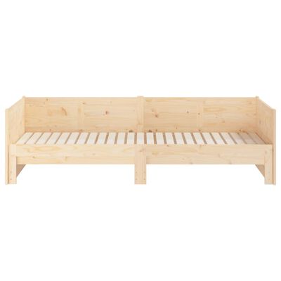 vidaXL Ausziehbares Tagesbett Massivholz Kiefer 2x(80x200) cm