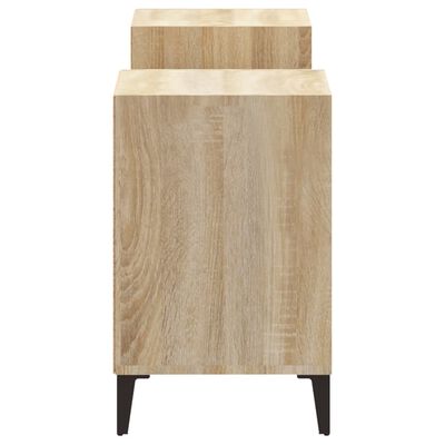 vidaXL TV-Schrank Sonoma-Eiche 160x35x55 cm Holzwerkstoff