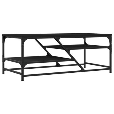 vidaXL Couchtisch Schwarz 100x49x40 cm Holzwerkstoff