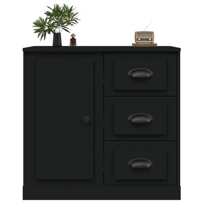 vidaXL Sideboard Schwarz 70x35,5x67,5 cm Holzwerkstoff