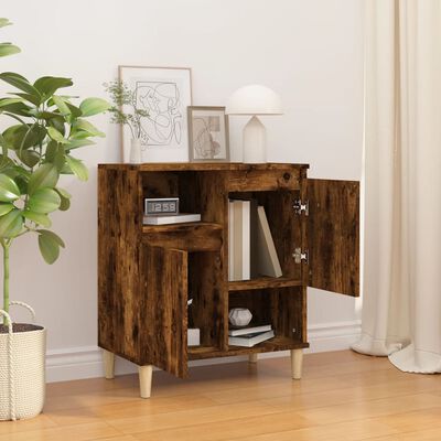 vidaXL Sideboard Räuchereiche 60x35x70 cm Holzwerkstoff