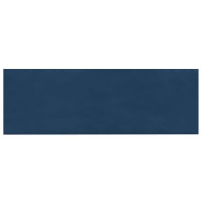 vidaXL Wandpaneele 12 Stk. Blau 90x30 cm Samt 3,24 m²