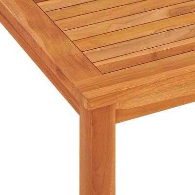 vidaXL 5-tlg. Garten-Essgruppe Massivholz Teak