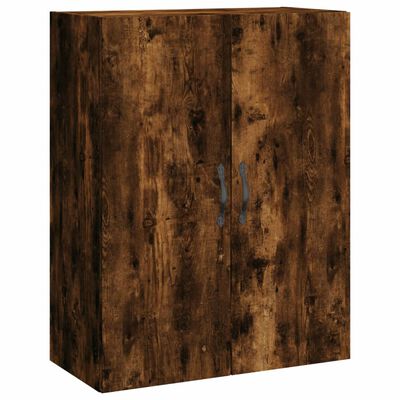 vidaXL Wandschrank Räuchereiche 69,5x34x90 cm Holzwerkstoff