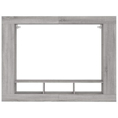 vidaXL TV-Schrank Grau Sonoma 152x22x113 cm Holzwerkstoff