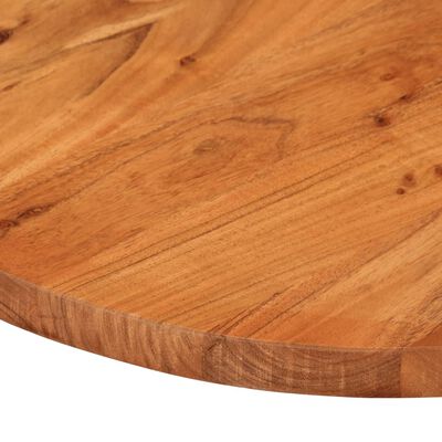 vidaXL Tischplatte 100x50x3,8 cm Oval Massivholz Akazie