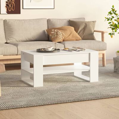 vidaXL Couchtisch Weiß 102x55x45 cm Holzwerkstoff