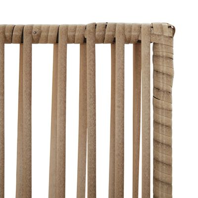 vidaXL Paravent 6-tlg. Beige Poly Rattan