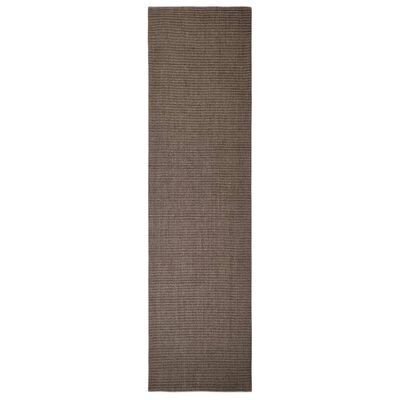 vidaXL Teppich Natur Sisal 80x300 cm Braun