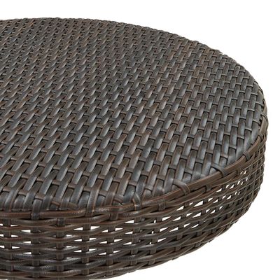 vidaXL 3-tlg. Gartenbar-Set Poly Rattan Braun