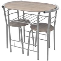 vidaXL Frühstückstisch Bar-Set MDF