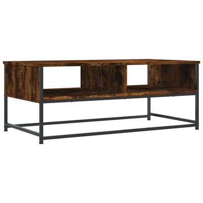 vidaXL Couchtisch Räuchereiche 100x51x40 cm Holzwerkstoff