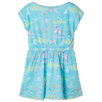 Kinderkleid Hellblau 128