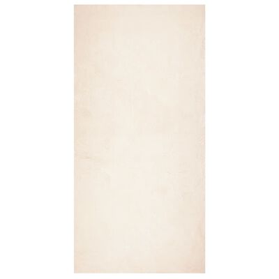 vidaXL Teppich HUARTE Kurzflor Weich und Waschbar Beige 100x200 cm