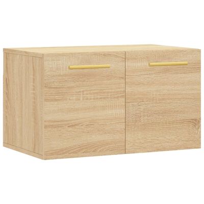 vidaXL Wandschrank Sonoma-Eiche 60x36,5x35 cm Holzwerkstoff