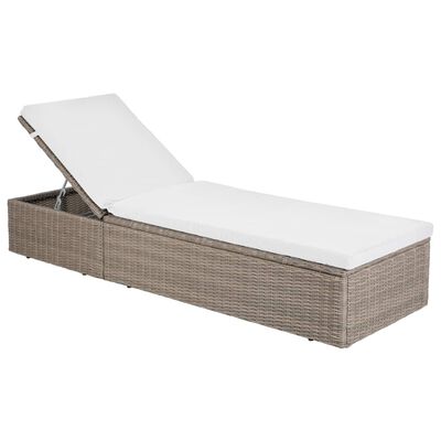 vidaXL 11-tlg. Garten-Essgruppe Poly Rattan