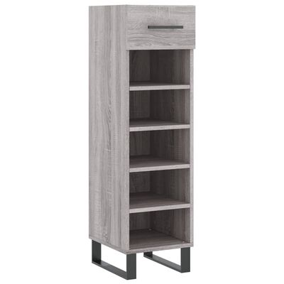 vidaXL Schuhschrank Grau Sonoma 30x35x105 cm Holzwerkstoff