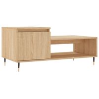 vidaXL Couchtisch Sonoma-Eiche 100x50x45 cm Holzwerkstoff