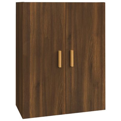 vidaXL Hängeschrank Braun Eichen-Optik 69,5x34x90 cm