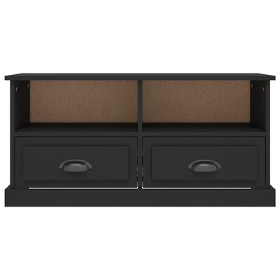 vidaXL TV-Schrank Schwarz 93x35,5x45 cm Holzwerkstoff