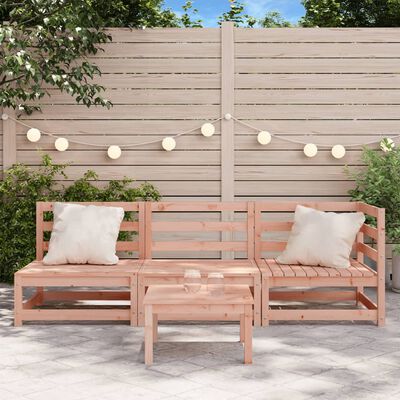 vidaXL Gartensofa 3-Sitzer Massivholz Douglasie