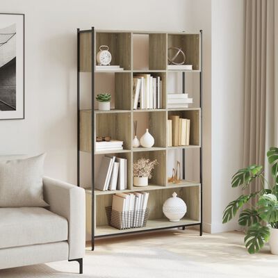 vidaXL Bücherregal Sonoma-Eiche 102x28x172 cm Holzwerkstoff