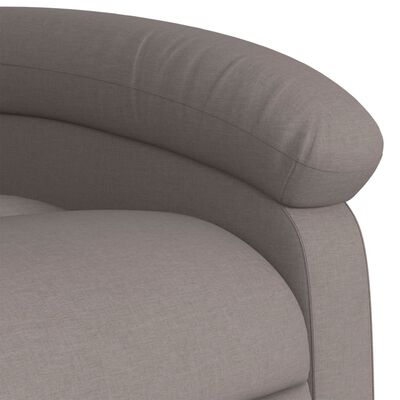 vidaXL Relaxsessel Taupe Stoff