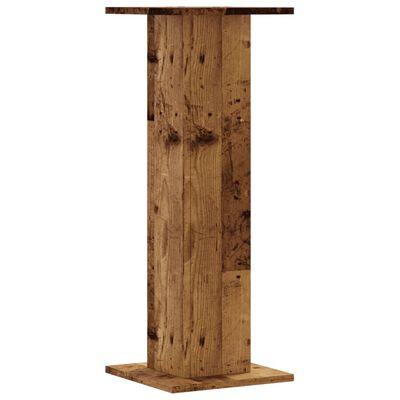 vidaXL Pflanzenständer 2 Stk. Altholz-Optik 30x30x80 cm Holzwerkstoff