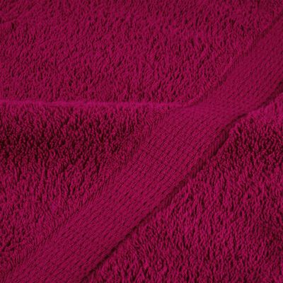 vidaXL Premium-Saunatücher SOLUND 4 Stk Bordeaux 80x200 cm 600 g/m²