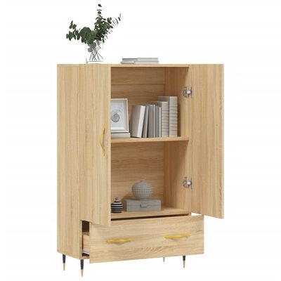 vidaXL Highboard Sonoma-Eiche 69,5x31x115 cm Holzwerkstoff