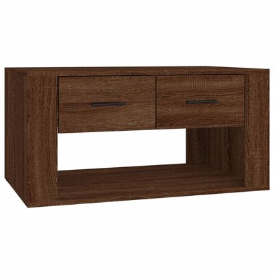 vidaXL Couchtisch Braun Eichen-Optik 80x50x40 cm Holzwerkstoff