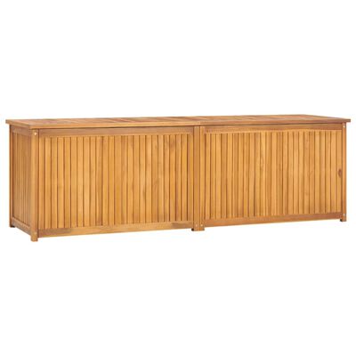 vidaXL Gartenbox 175x50x55 cm Massivholz Teak