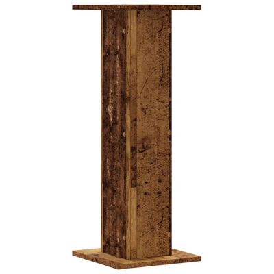 vidaXL Pflanzenständer 2 Stk. Altholz-Optik 30x30x80 cm Holzwerkstoff