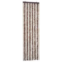 vidaXL Insektenschutz-Vorhang Beige und Hellbraun 56x185 cm Chenille