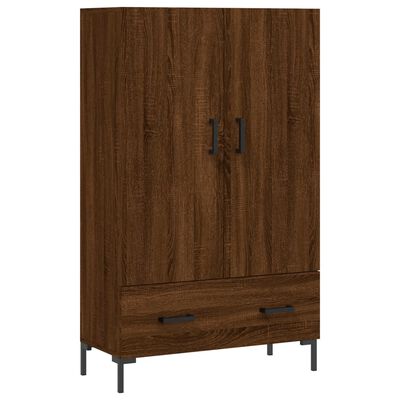 vidaXL Highboard Braun Eichen-Optik 69,5x31x115 cm Holzwerkstoff