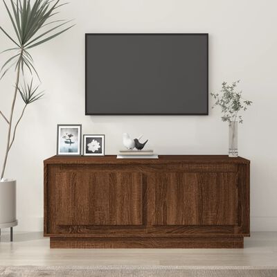 vidaXL Couchtisch Braun Eichen-Optik 102x50x44 cm Holzwerkstoff