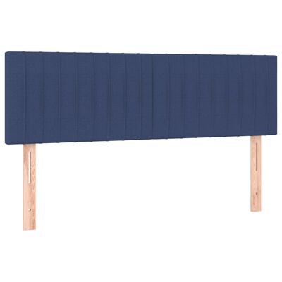 vidaXL Kopfteile 2 Stk. Blau 72x5x78/88 cm Stoff