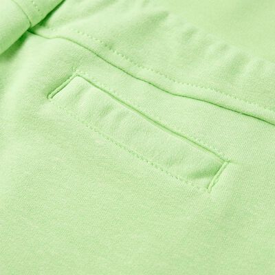 Kindershorts Fluo-Grün 116