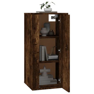 vidaXL TV-Wandschrank Räuchereiche 40x34,5x80 cm