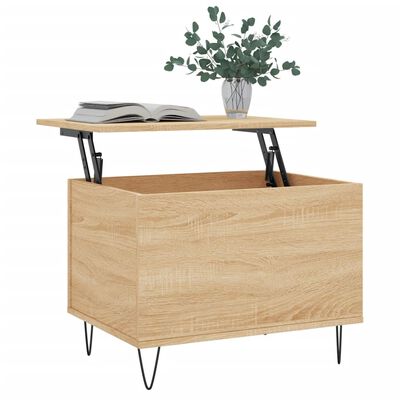 vidaXL Couchtisch Sonoma-Eiche 60x44,5x45 cm Holzwerkstoff