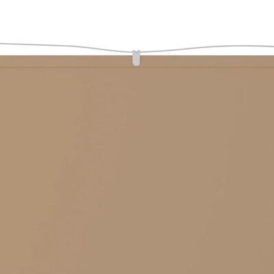 vidaXL Senkrechtmarkise Taupe 180x600 cm Oxford-Gewebe