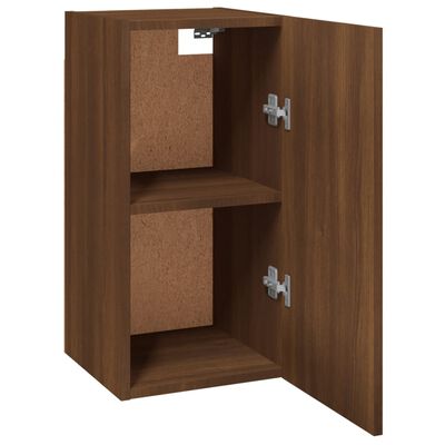 vidaXL 8-tlg. TV-Schrank-Set Braun Eichen-Optik Holzwerkstoff