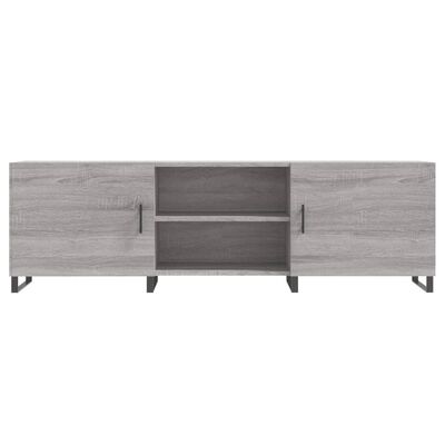 vidaXL TV-Schrank Grau Sonoma 150x30x50 cm Holzwerkstoff