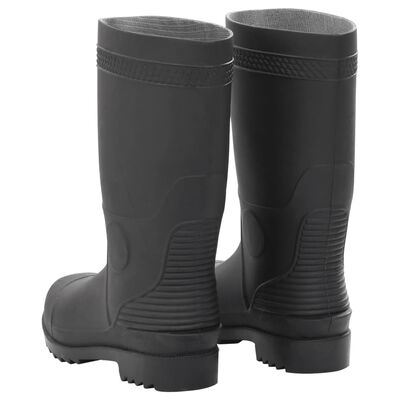 vidaXL Gummistiefel Schwarz Größe 38 PVC